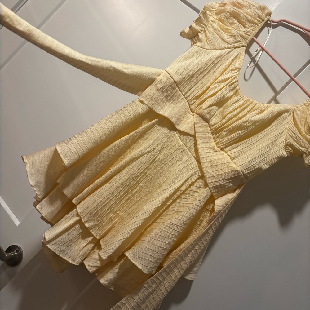 Elegant Yellow Dress